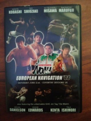 Pro Wrestling Noah European Navigation 08 Dvd Very Rare