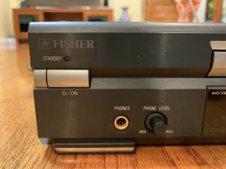 RARE Fisher DVD - S1500 DVD & CD Player w/ Remote Controller 3