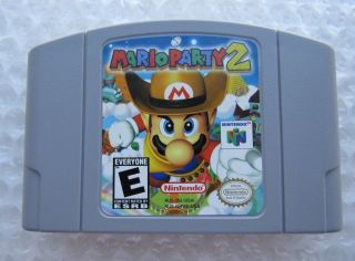 Oem Mario Party 2 Nintendo 64 N64 Authentic Oem Video Game Cart Rare Great