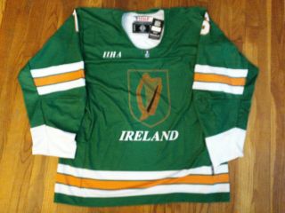 Iihf Ireland Hockey Jersey - Tackla Large Rare
