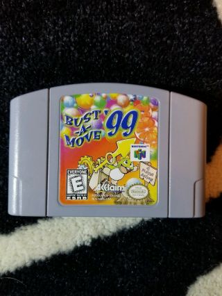 Bust A Move 99 For N64 Nintendo 64 Pre - Owned And Rare
