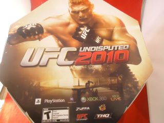 UFC Undisputed 2010 Playstation 3 PS3 Xbox 360 Octagon Store Display Promo RARE 7