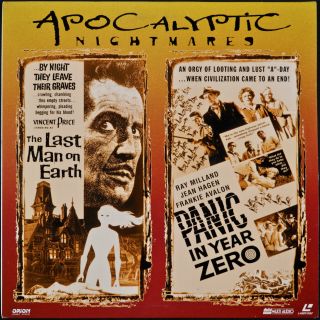 The Last Man On Earth / Panic In Year Zero Laser Disc Rare