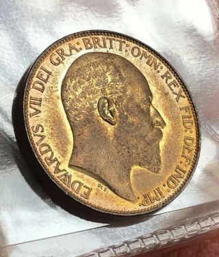 Edward 1/2 Penny 1902 Matte Proof Rare