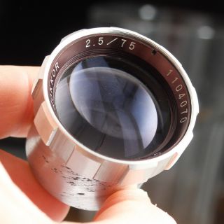 Rare Chiyoko P - Rokkor 75mm F2.  5 Projection Lens Bokeh 4/3 Nex Trioplan E Minolta