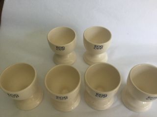 Emma Bridgewater Utility Set of 6 Egg Cups Very Very Rare 2