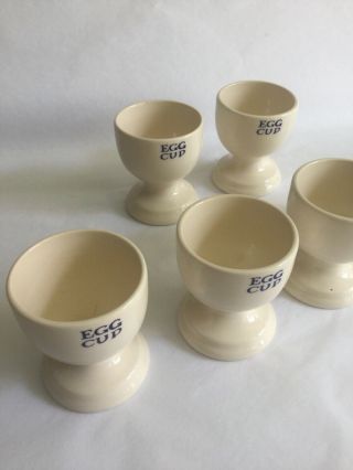 Emma Bridgewater Utility Set of 6 Egg Cups Very Very Rare 4