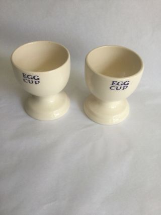 Emma Bridgewater Utility Set of 6 Egg Cups Very Very Rare 5