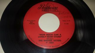 Rhodes Sisters How Much Can A Lonely Heart Stand Rare Teen 45 Penthouse 5001