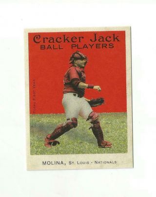 Yadier Molina Rc 2004 Topps Cracker Jack Mini 204 Cardinals Rare Sp