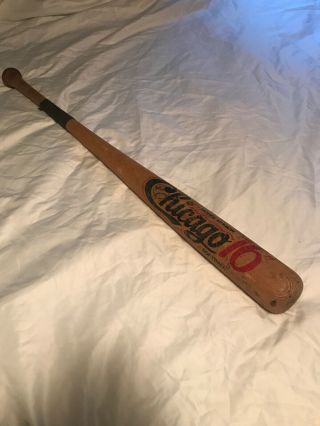 Louisville Slugger Chicago 16 Wooden Softball Bat 35” Chgow Rare Tan