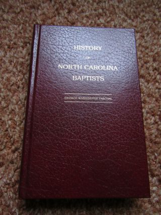 History of North Carolina Baptists by Paschal 2 Vol SET 1990 Rare HB Reprint 2