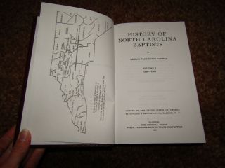 History of North Carolina Baptists by Paschal 2 Vol SET 1990 Rare HB Reprint 3