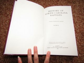 History of North Carolina Baptists by Paschal 2 Vol SET 1990 Rare HB Reprint 5