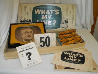Rare 1955 Vintage Board Game “what 