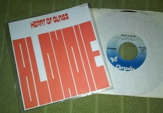Blondie Heart Of Glass Rare French Oddity 7 " 45 11:59 France Chs - 2295 Near