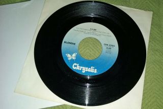 Blondie Heart of Glass RARE French Oddity 7 