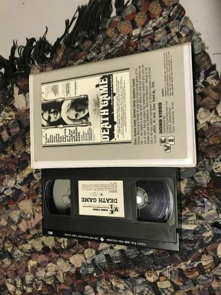 DEATH GAME VCI HORROR SOV SLASHER BIG BOX SLIP RARE OOP VHS 2