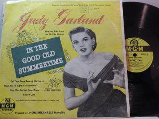 Judy Garland - In The Good Old Summertime 2 X 78 Rpm Set W/ps Rare Us 1949 Vg/vg -
