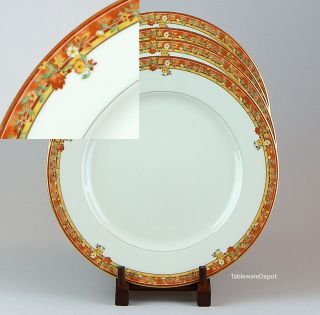 Rare Set Of 2 Dinner Plates,  Mikasa Salisbury Russet,  L5786