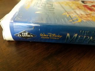 Disney THE LITTLE MERMAID VHS RARE BANNED COVER Black Diamond 3