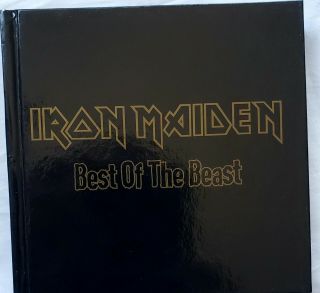 Iron Maiden Best Of The Beast 2 Cd Set With Book 1996 Castle Records Rare