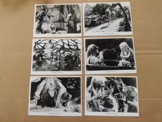 Jim Henson The Dark Crystal Lobby Card Set Japanese Movie Japan Rare 16.  5x12cm