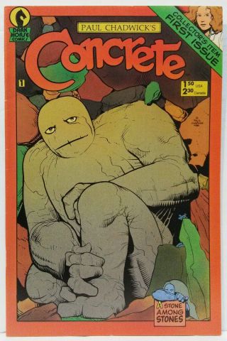 Concrete 1 Comic Book (1987) Dark Horse Rare Indie Comic Huge Going On