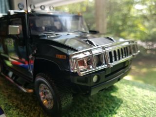 Dcp Highway 61 Black H2 Hummer 1/18 Scale P/n 50356 Rare And