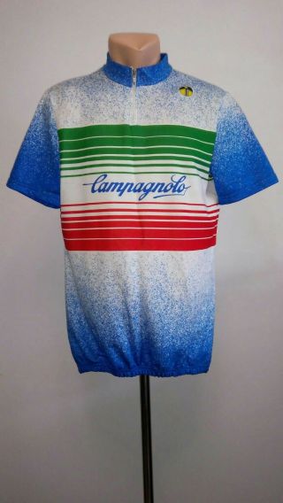 Cycling Shirt Jersey Bike Giessegi Campagnolo Vintage Rare Italy 1990’s 90’s Xl