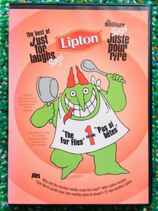 Lipton The Best Of Just For Laughs Gags Volume 1 The Fur Flies Dvd Oop Rare
