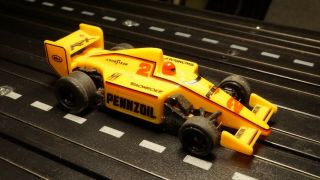 Rare Tomy Aurora Afx G Plus Pennzoil 2 Formula 1 Ho Slot Car Yellow