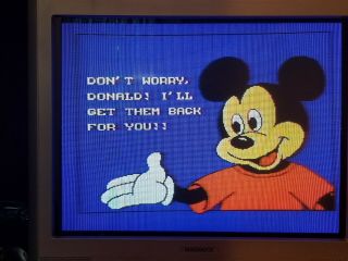 Rare NES Nintendo Entertainment System Game: Mickey ' s Adventure In Numberland 6