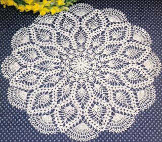 Rare Favorite Pineapple Doilies Of Rita Weiss/crochet Pattern Instructions Only