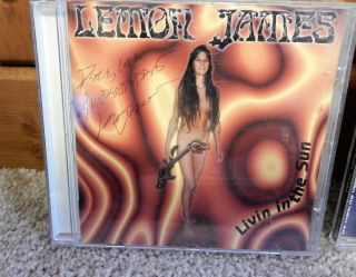 Livin In The Sun By Lemon James Cd Autographed - Signed - Rare