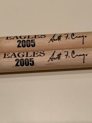 The Eagles Scott F Crago Signed Drumstick 2005 Rare
