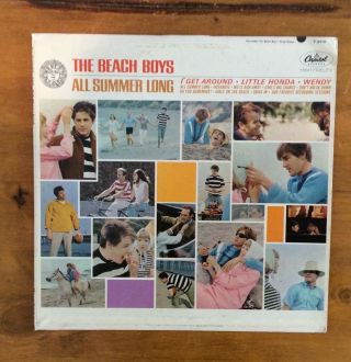 The Beach Boys All Summer Long T - 2110 Vinyl Record Album Lp Rare Vtg