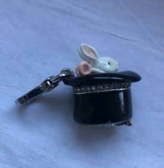 Juicy Couture Rare Bunny In Hat Magic Rabbit Charm