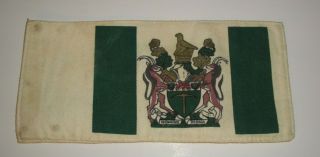Rhodesian - Cloth Printed Car Pennant Flag - Bush War / Udi - Rare