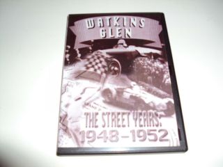 Watkins Glen The Street Years 1948 - 1952 Dvd Rare Watched Once Check Pictures
