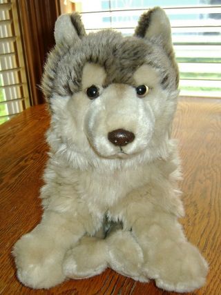 Webkinz Rare Signature Timber Wolf Stuffed Animal Retired No Code
