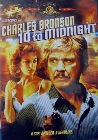 Ten To Midnight (dvd,  2003) Rare 1983 Charles Bronson Thriller Disc
