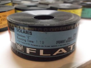 Solaris (2002) George Clooney 35mm Movie Trailer Film Version " E " Rare Flat