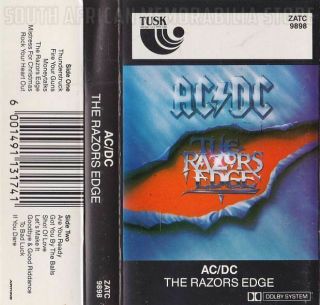Ac/dc Acdc - The Razors Edge - Rare South African Cassette Tape Zatc9898