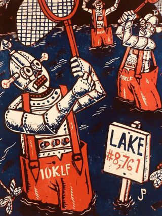 RARE LOW 2016 Jim Pollock 10klf Poster Phish Robot Ink Print 3