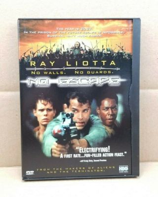 No Escape (dvd,  1998) Hbo 1994 Movie Snapcase Ray Liotta Rare & Oop
