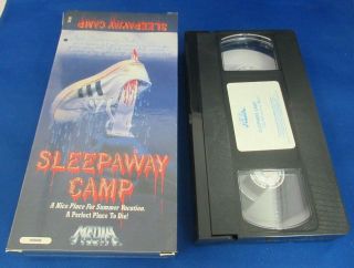 Sleepaway Camp Vhs - 1984 - Rare 80s Cult Horror Slasher - Media - Non - Rental