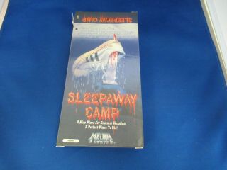 Sleepaway Camp VHS - 1984 - Rare 80s Cult Horror Slasher - Media - Non - rental 2