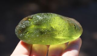 Huge,  Rare Olive Green Seaglass Boulder - Like From Sea Of Japan,  Russia