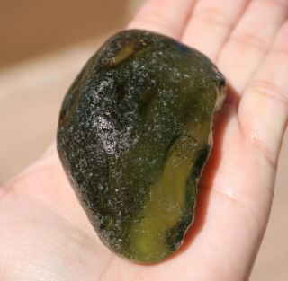 HUGE,  RARE OLIVE GREEN SEAGLASS BOULDER - LIKE FROM SEA OF JAPAN,  RUSSIA 3